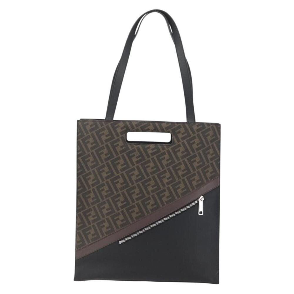 Fendi Zucca Tote Bag Black